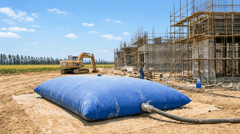 How to Size a Flexible Water Tank for a Construction Site