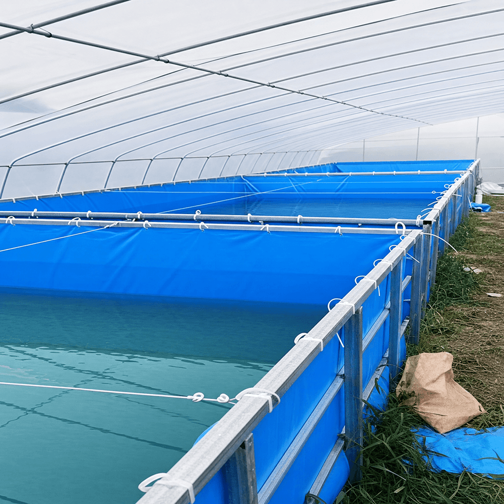 Flexible containment used for aquaculture holding and process water